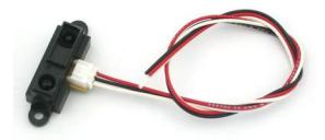 Fig. 7. SHARP distance sensor (10-80cm).