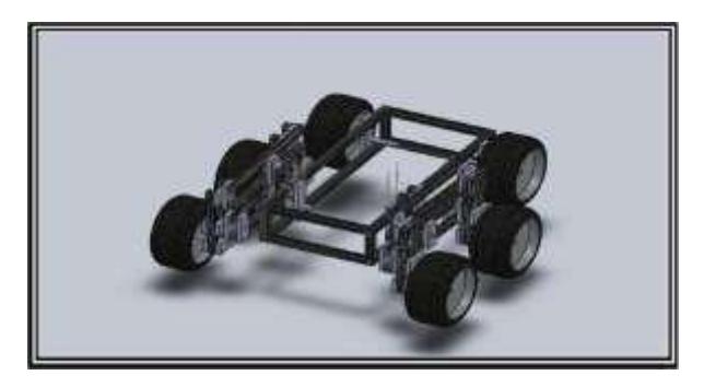 Fig 8.9 Front view of robot.