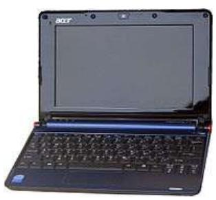 Fig 4.8 Netbook used for robot controller, an additional air flow