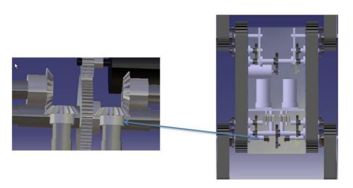 Second stage, Xaac's transmission of locomotion