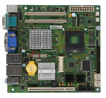 Fig. 17. The ibase MI953F Mini-ITX mainboard