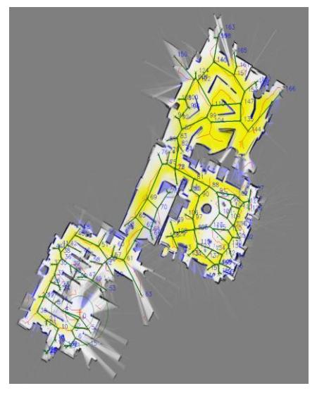 Fig. 5. Creating the map in an explored space