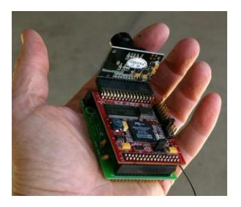 Fig. 3. Surveyor SRV-1 Blackfin controller with OmniVision OV7725 camera.