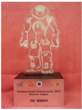 Competition result in Thailand rescue robot championship 2012