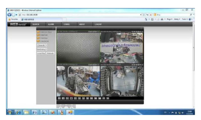 Vision screen.