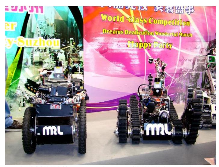 NAJI-V (Autonomous Robot) and NAJI-III in China 2008