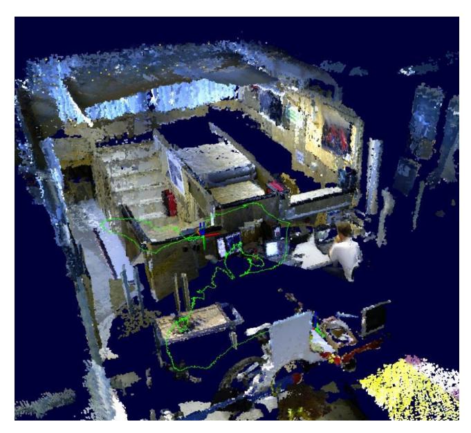 Figure 3: 3D map representation of our NIST test arena