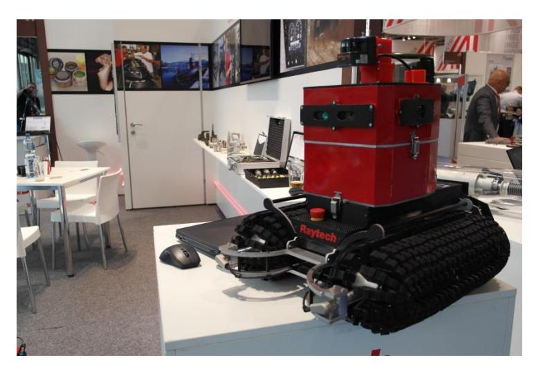 Figure 8: Red Scorpion with an Omni View Sensor System