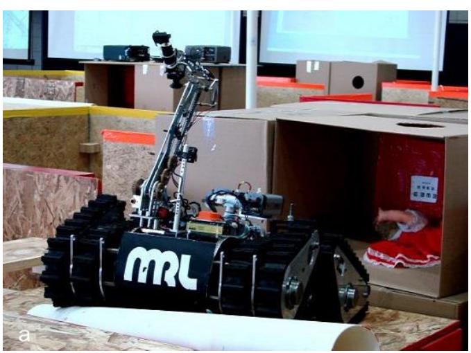 a: Naji VI in Robocup Rescue 2007, US.