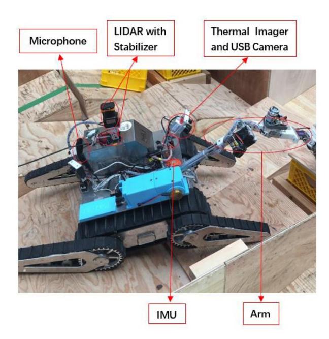 Fig. 1. The Overview of our rescue robot.