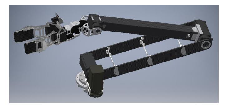 The manipulator of FUHGA consists of arm and gripper