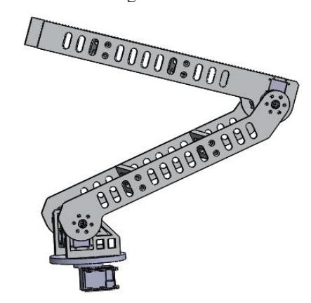 (fig.4) Articulated arm 3 degrees of freedom