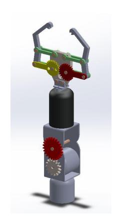 New motor gear designed and manufactured by X-kau Team