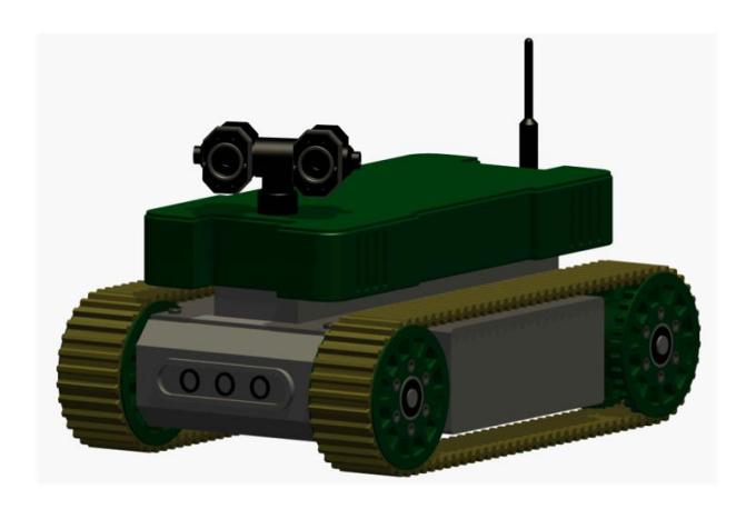 Virtual design of mobile robot