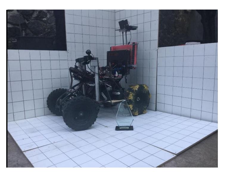 Fig. 1. TELEOPERATED XFinder robot.
