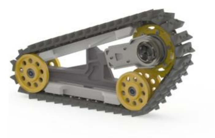 TeleOp VII flipper is designed to be triangle to handle different terrains and obstacles