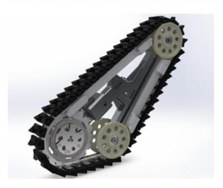 Fig. 3. TeleOp VII flipper is designed to be triangle to handle different terrains and obstacles (continued)