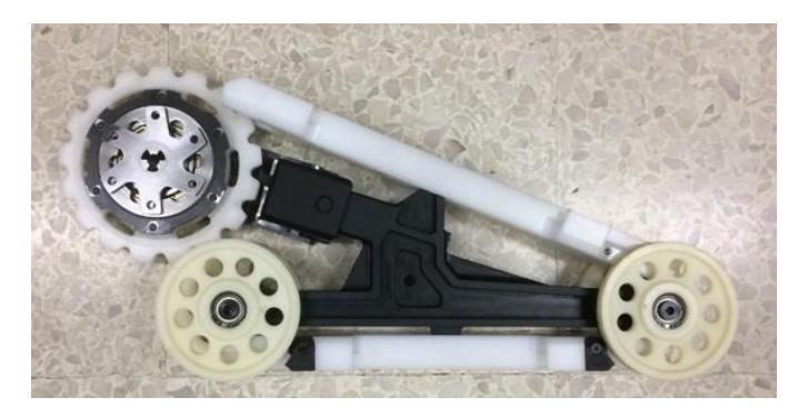 Fig. 4. Manufactured flipper components