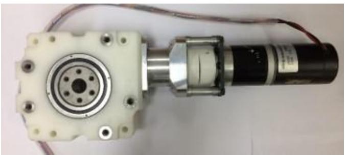 Fig. 7. New Motor-gearbox combination made by BARTLAB