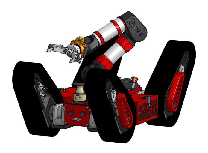 Fig. 3. Markhor Robot CAD Drawing