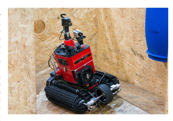 Fig. 4. Scorpion - omnidirectional rescue robot