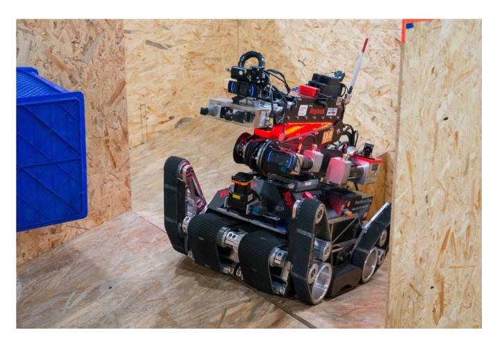 Fig. 2. MARK - first developed rescue robot