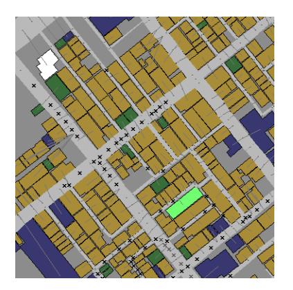 Figure 7. Simulated map of Kobe Japan