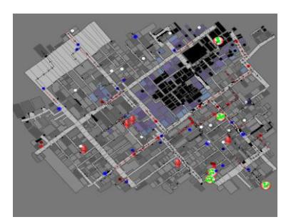 Fig5. The aqua buildings are around buildings