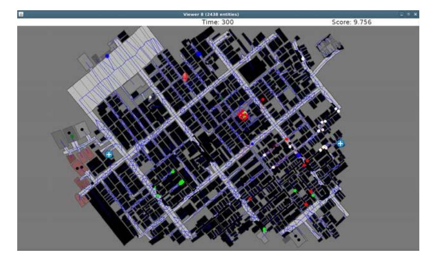 Figure 1. Results of evaluation experiments with my agents on test map.