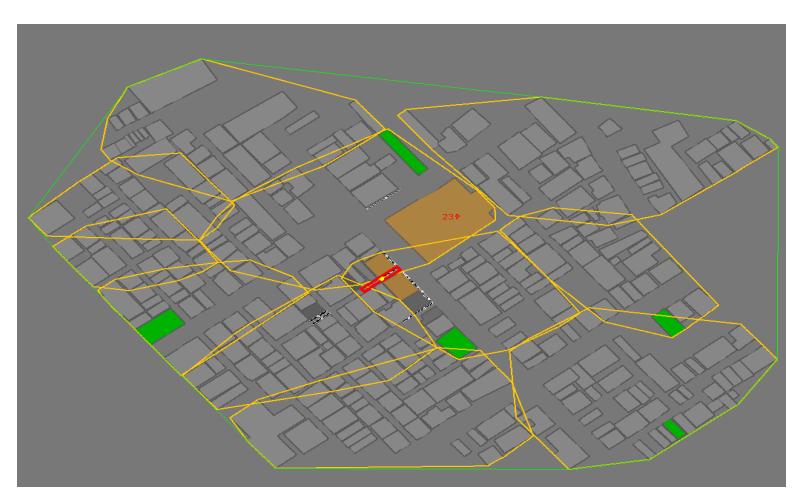 1. A picture of clustering a map using K-means algorithm