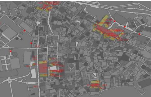 4. Weight of buildings in a fire zone.