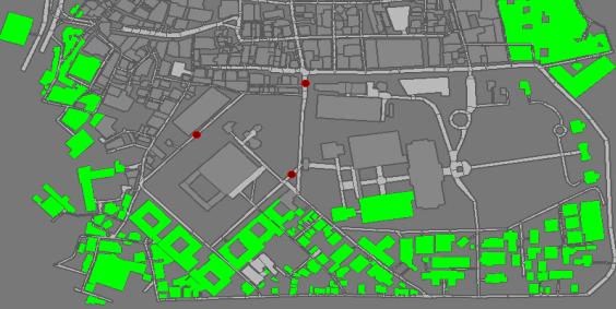 5. Shown buildings wouldn't be extinguished in emergency situations.