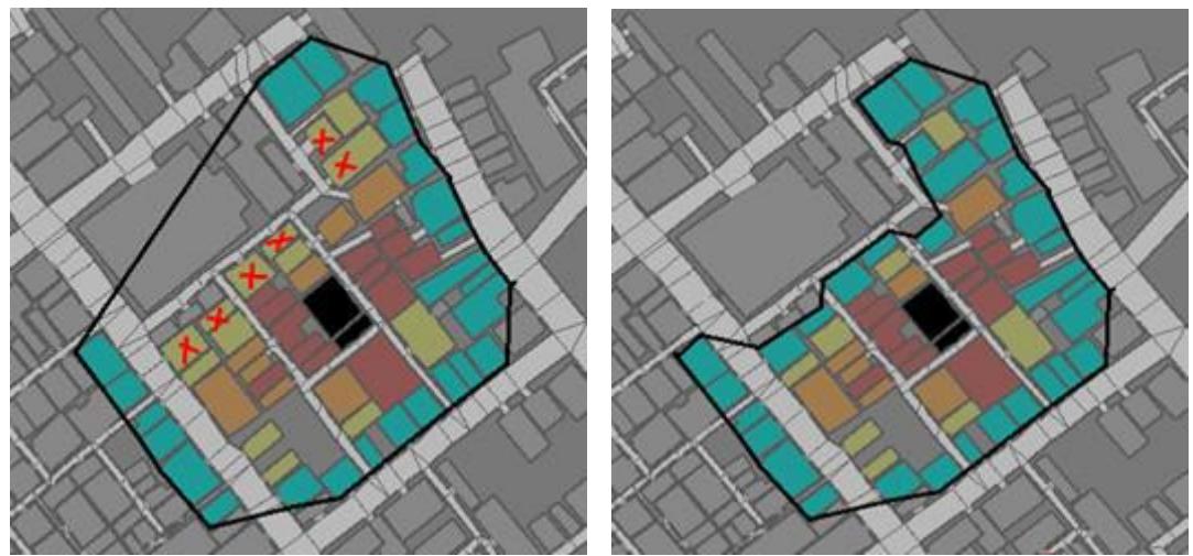 Compare Convex-hull with shape reconstruction
