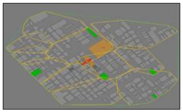 Clustering a map using K-means algorithm