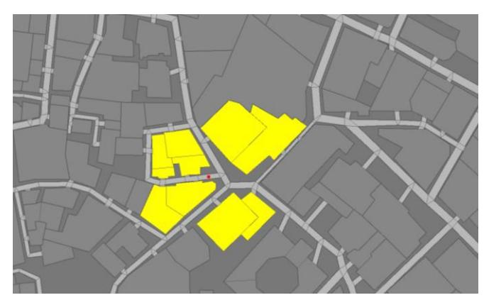Fig 4. Scenario Test Case of Istanbul – Fire Zoning