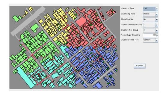 Fig. 1. ECSKernel Cluster Manager GUI. This GUI is accessed via the View > Cluster Manager > Show menu option in the main control panel.