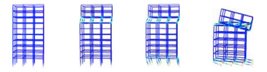 Figure 3 The pressure on beams is the main reason of buildings' collapse