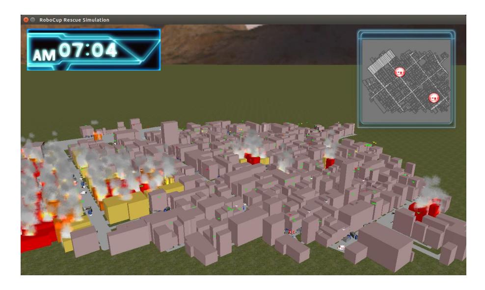 Fig. 8. The birdview mode preview