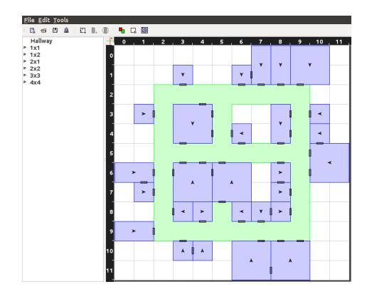 Fig. 2: Screenshot of graphical user interface of NIST World Generator.
