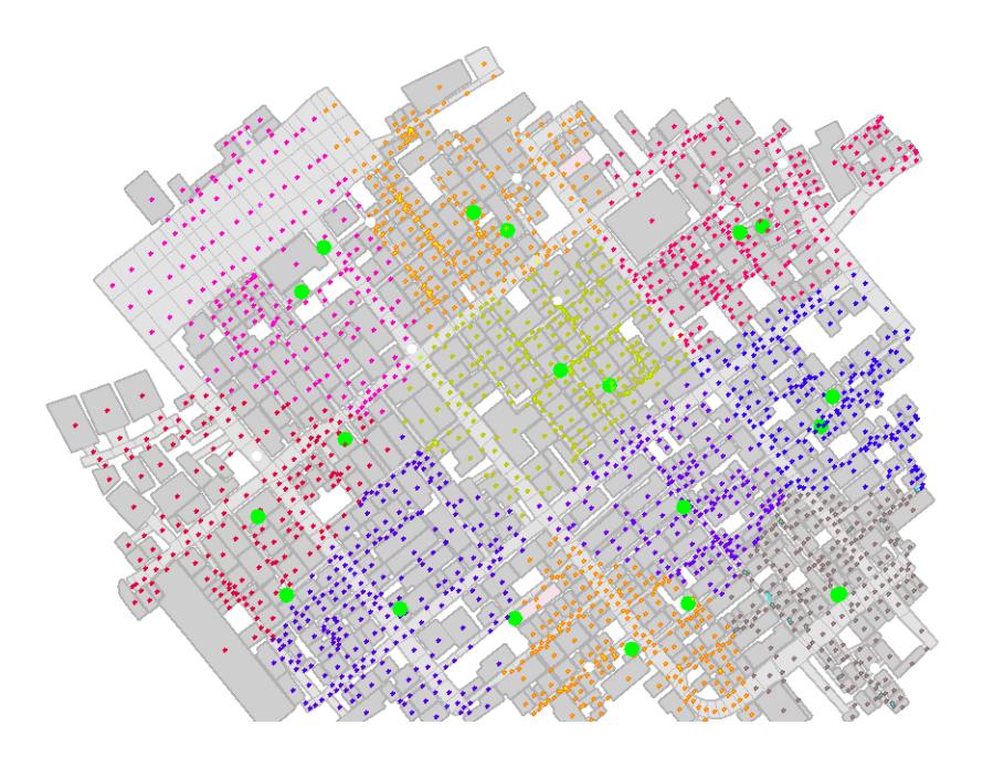 Debugging k-means algorithm for building entities