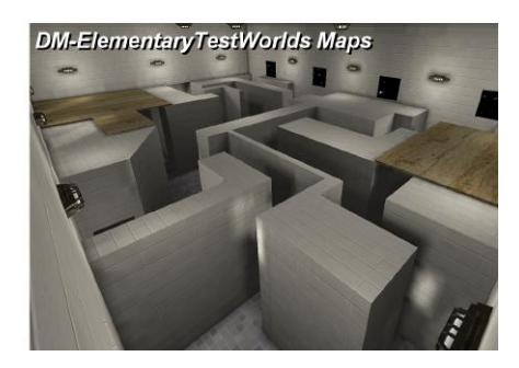 Fig. 1. A part of the elementary-test world used for mapping