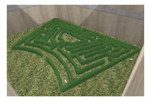 Fig. 4. The maze in the DM-compWorldDay1 250 map.