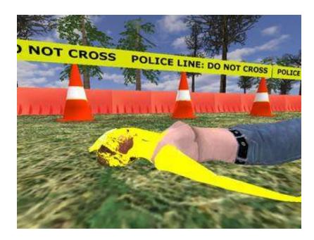 Fig. 5. a) Victim screenshot b) Victim resultant identification