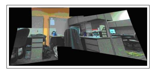 Fig. 4. One Result of Panorama stitching from [5]
