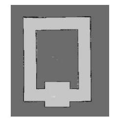 Fig. 7. 2D map2, use one robot
