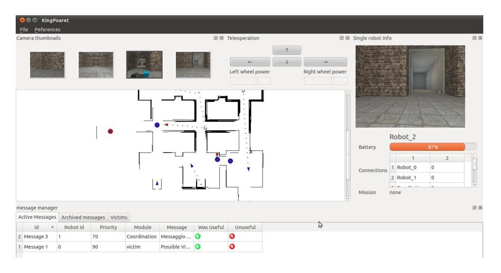 Fig. 3. PoAReT user interface.