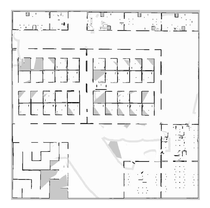 Fig. 5. Simultaneous multi-robot mapping result.
