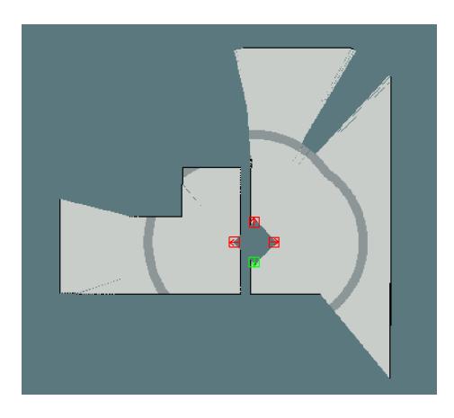 Initial map of Robocup 2016 VRL Final Run 2 Retry.