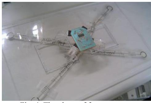 Fig. 4. The photo of force sensors.