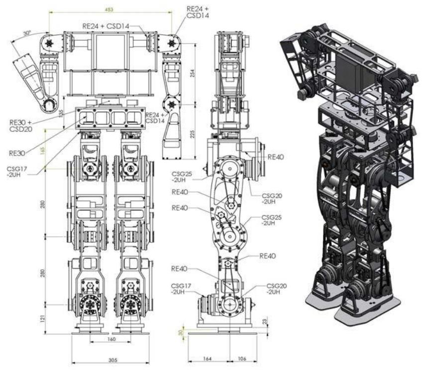 Solidworks drawing of NUSBIP-III ASLAN
